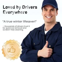 Sakerplus® Extendable Car Snow And Ice Scraper