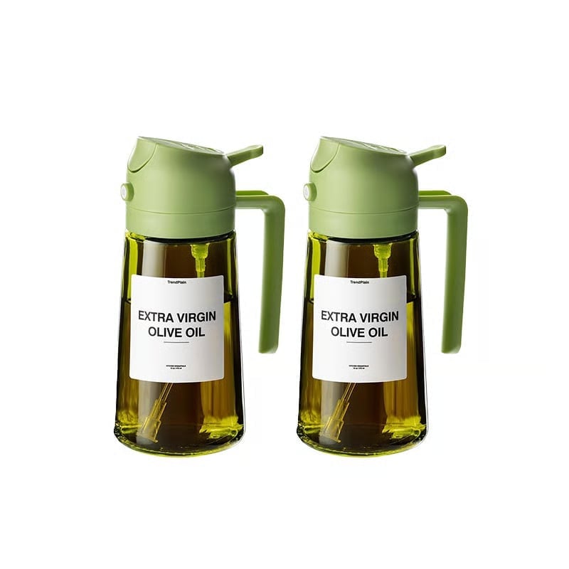 2-in-1-Ölsprüher und -spender aus Glas
