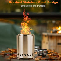 Saker Portable Smokeless Tabletop Firepit