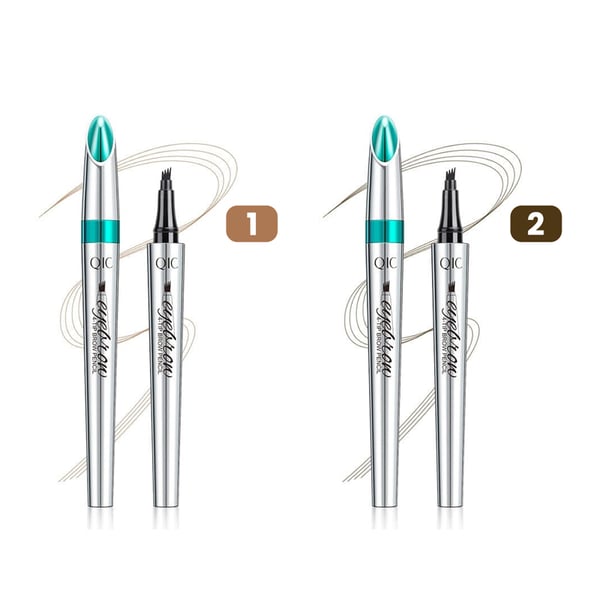 🔥BIG SALE - 50% OFF🔥3D Waterproof Microblading Eyebrow Pen 4 Fork Tip Tattoo Pencil (2 pcs)