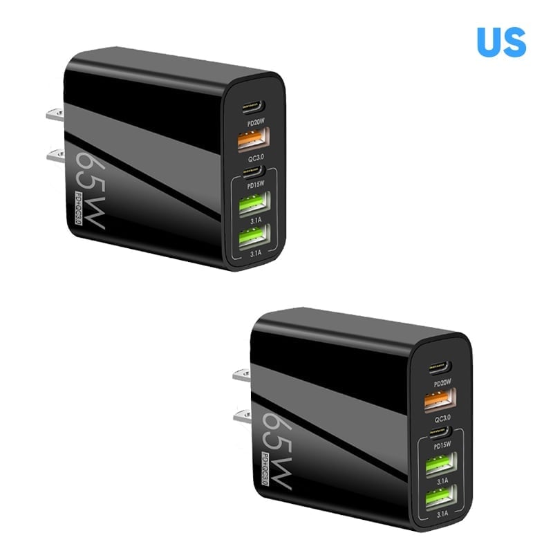 Sakerplus Multi Port Adaptor 65W Fast Charger - US Standard