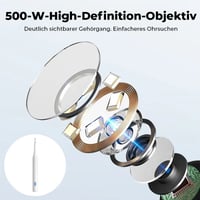 Ohrschmalz-Entfernungsset mit HD-Kamera