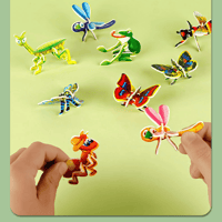 DIY 3D Creative Insect Paper Jigsaw Puzzle