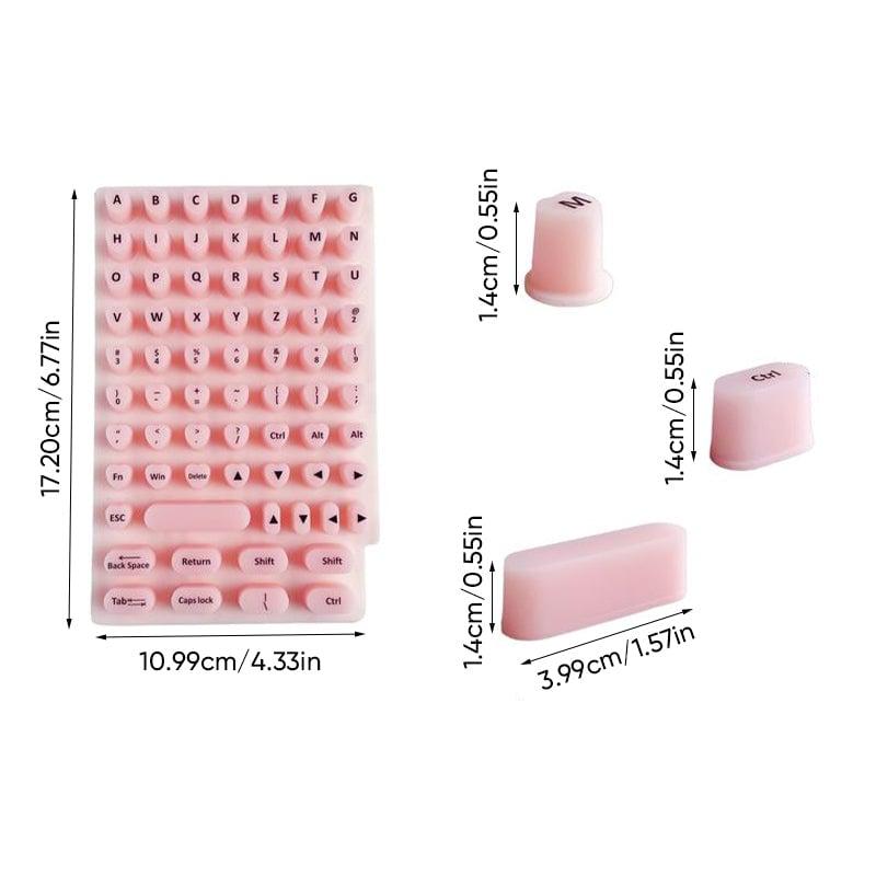 Long Nail Typing Keycap Enhancer Stickers