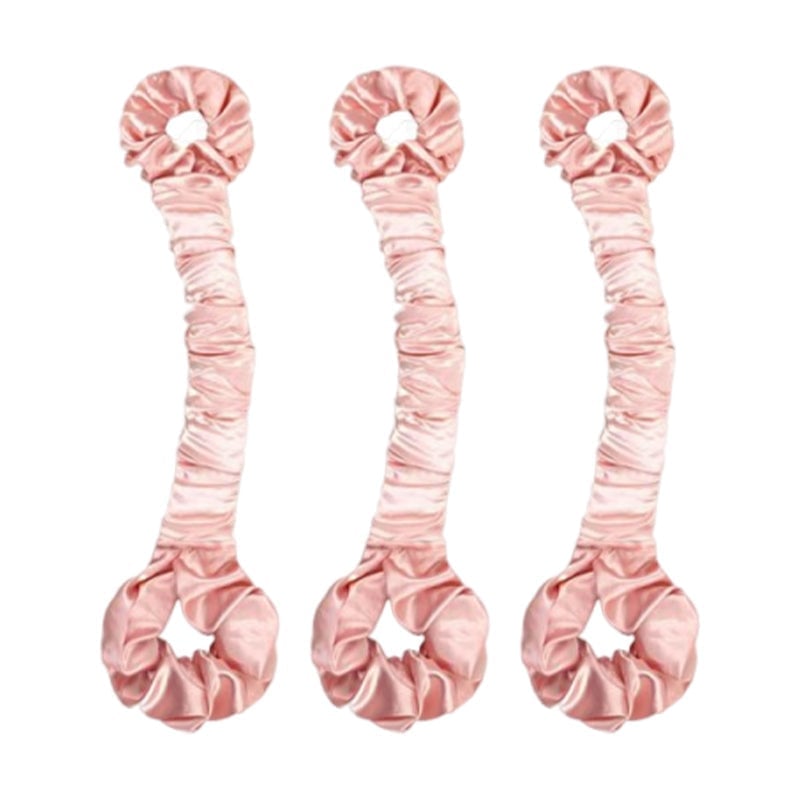 Multi-function Satin Heatless Hair Curler & Hair Tie Non