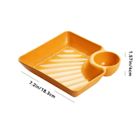 Sakerplus® Sauce Separated Plate