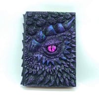 🐉Dragon Eye 3D Embossed Journal - Handmade Resin Engraved Notebook🐉