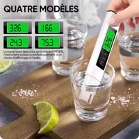 Nouveau Testeur d'eau numérique 4 en 1 Tds Meter