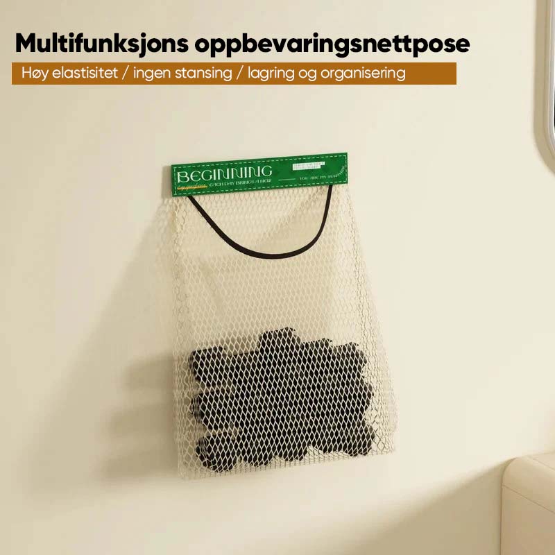 Multipurpose nettveske med borrelås