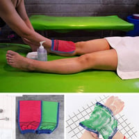 Der Handschuh für das Bad im koreanischen Stil