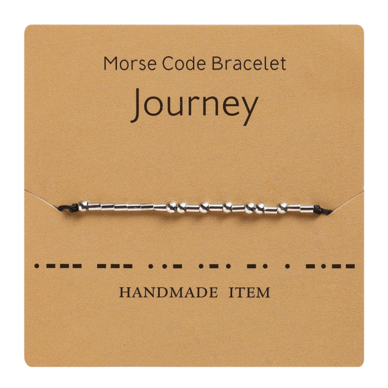 Funny Morse Code Couple Bracelet