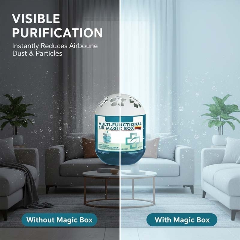 Magic Bead Box for Odor and Dust Removal