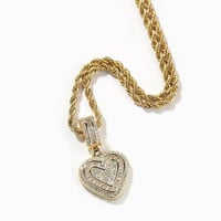 Hip Hop Heart Necklace