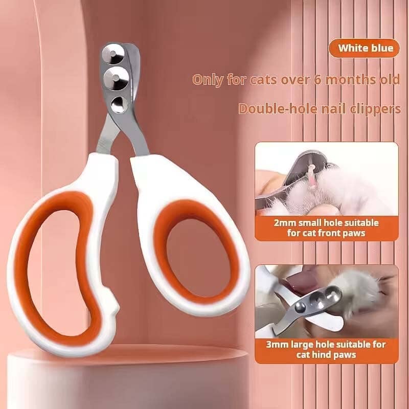 Double Hole Pet Nail Clipper