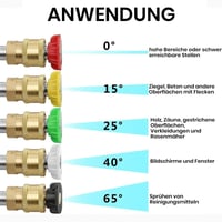 Hochdruckreiniger Verlängerungsstange mit Sprühdüse