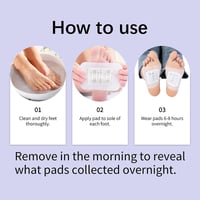 Herbal Detox Foot Pads for Stress Relief, Better Sleep