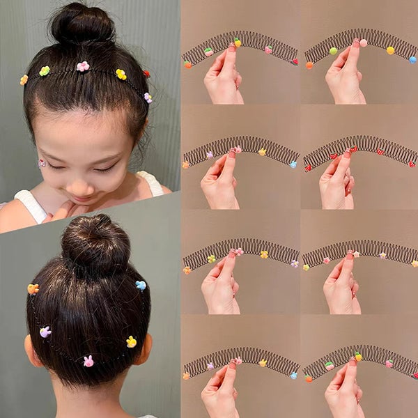 Venyvät näkymättömät hiusklipsit