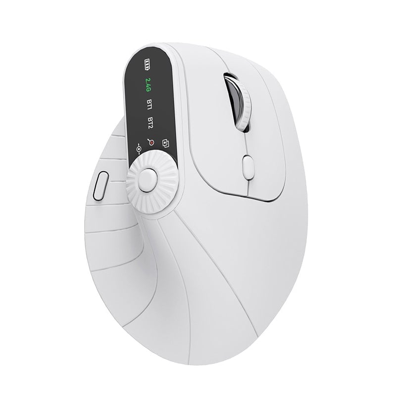 Ergonomisk trådlös mus med trippelanslutning