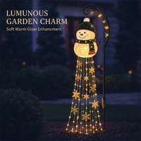 Snowman Magic Fountain Garden Light