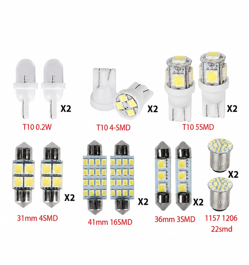 Auto LED Lampen-Set