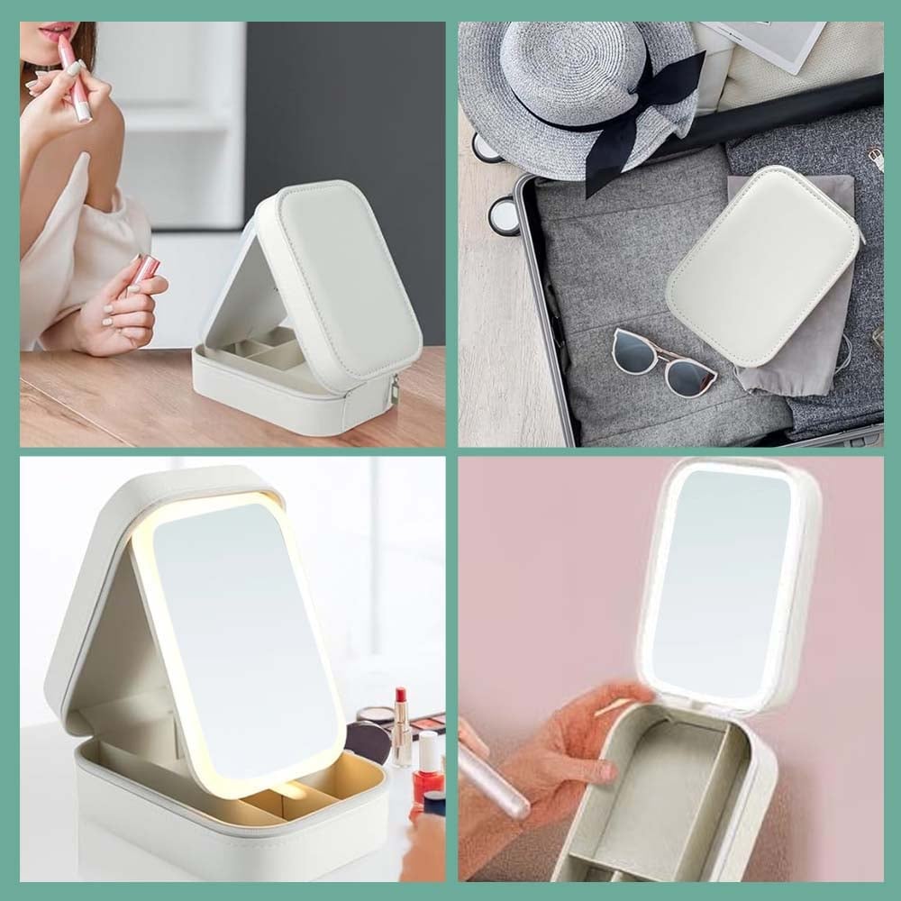 Multifunctional Portable Makeup Mirror Box