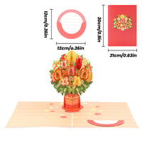 Paper Love 3D Cherry Blossom Flower Bouquet