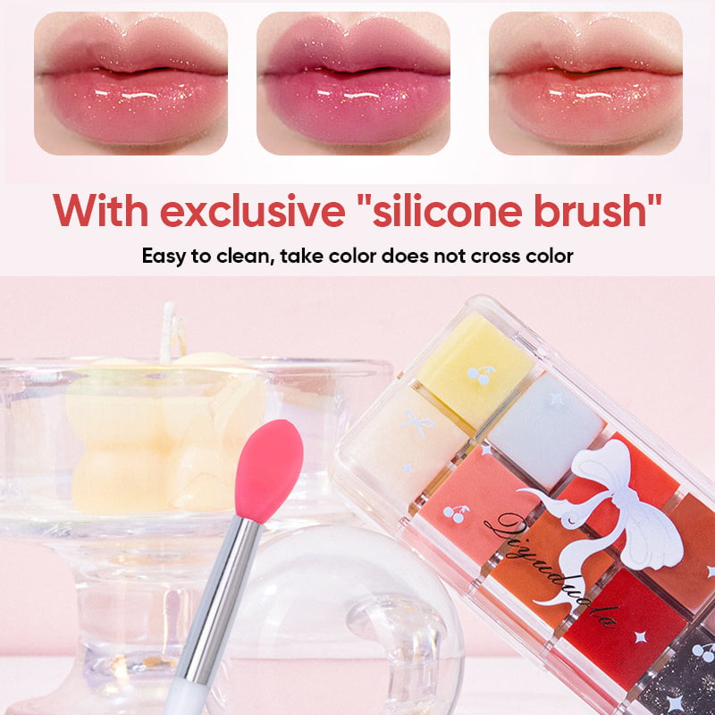 10 Colors Lip Jelly Palette