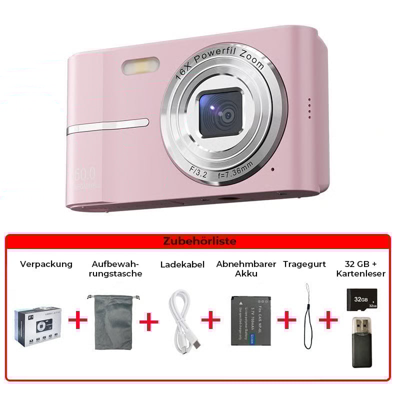 Upgrade der FHD 1080P Digitalkamera