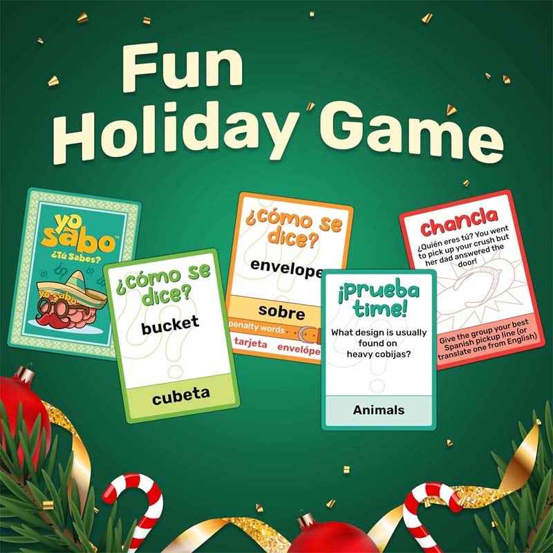 Family Friendly Bilingual Card Game