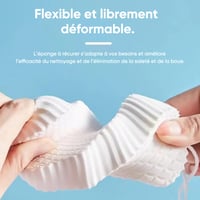 Éponge exfoliante magique pour le bain