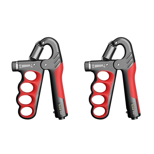 Adjustable electronic counting strength grip