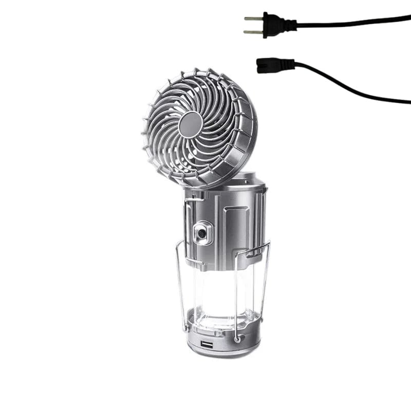 6-in-1 draagbare LED-campinglantaarn op zonne-energie