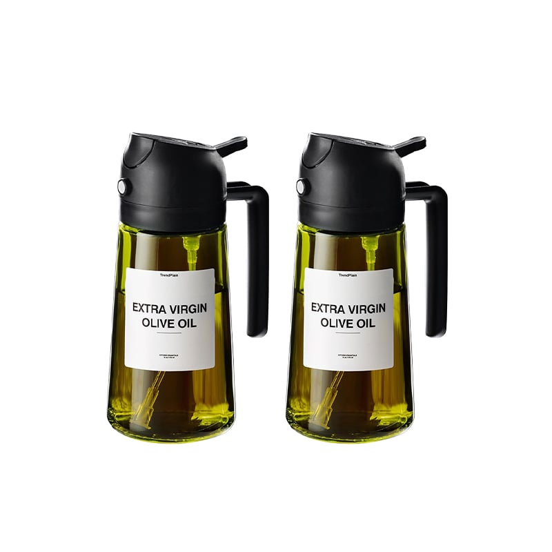 2 in 1 Glass Oil Sprayer & Dispenser