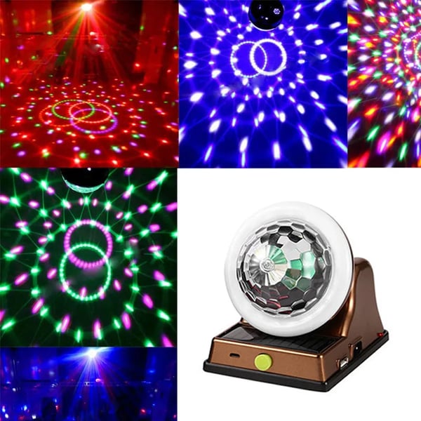 Solarbetriebene bunte Magic Ball RGB Atmosphärenlampe