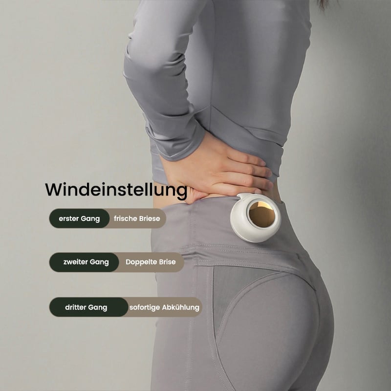 Kleiner Wirbelwind-Clip-Taille-Nackenfächer