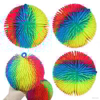Multi-Color Tie Dye Swirl Puffer Ball