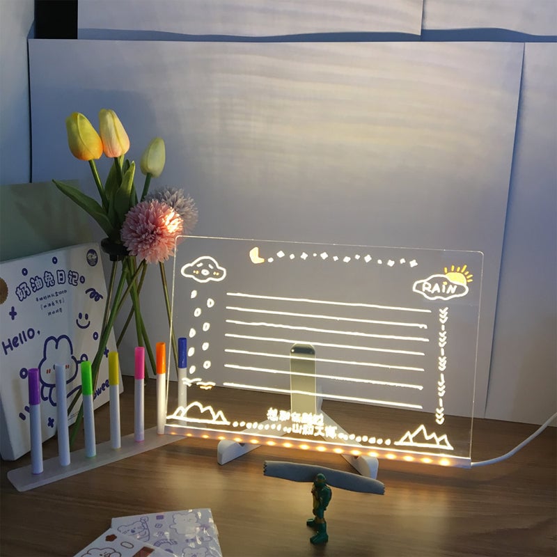 ✨LED Note Board with Colors✏️