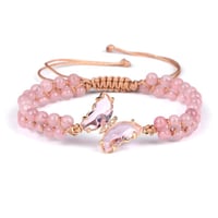 Healing Crystal Butterfly Armband