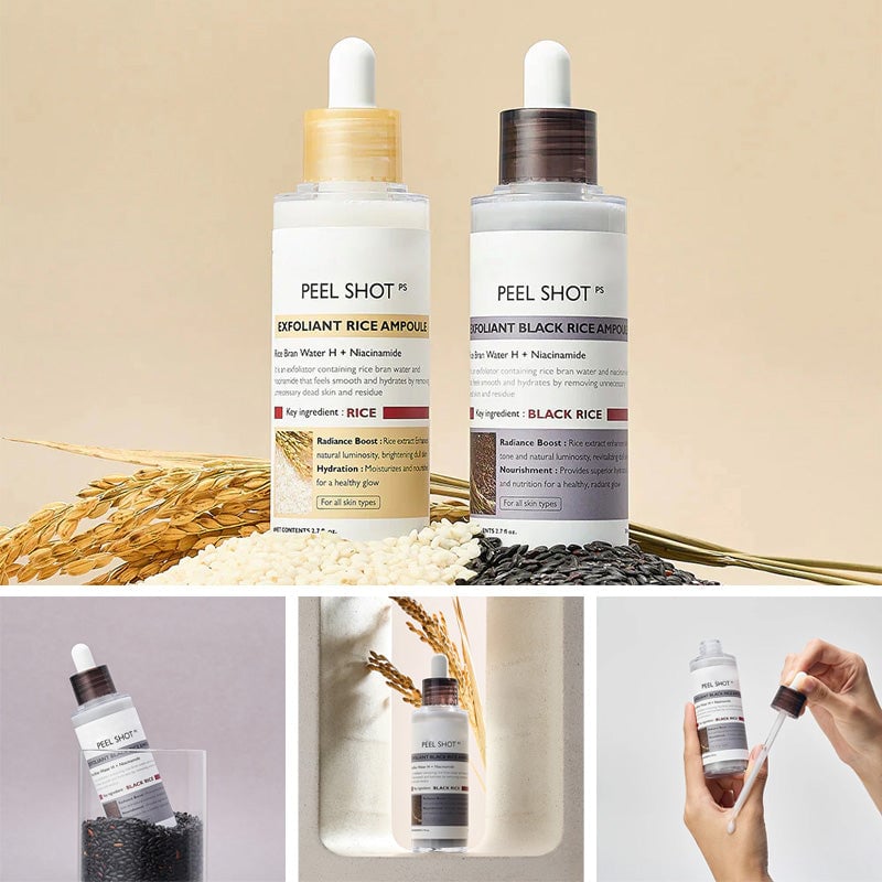 Gentle Exfoliating Ampoule – Black Rice