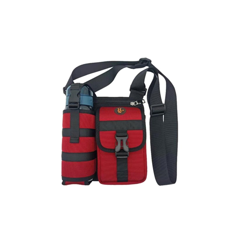 Sacs imperméables de fronde de bandoulière de poitrine de camping avec le support de bouteille d'eau