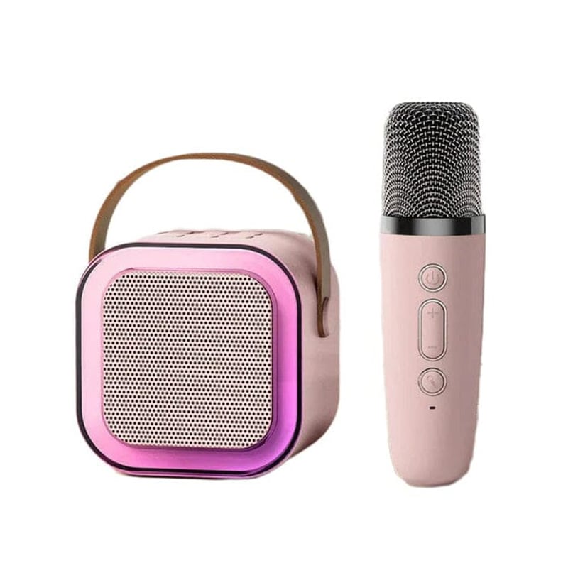 Mini Karaoke Machine with Wireless Microphones