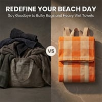 2-in-1 Convertible Beach Towel Bag