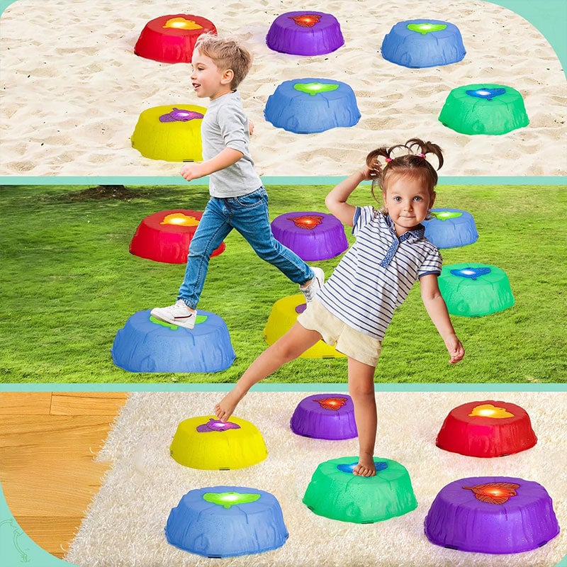 Pierres d'équilibre lumineuses pour enfants