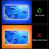 TV Backlight with Sensor