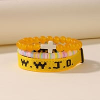 Clay Cross Card Bracelet Set