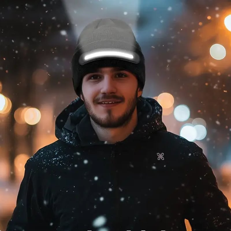 ⭐Smart Beanie with 3-Stage LED Lighting