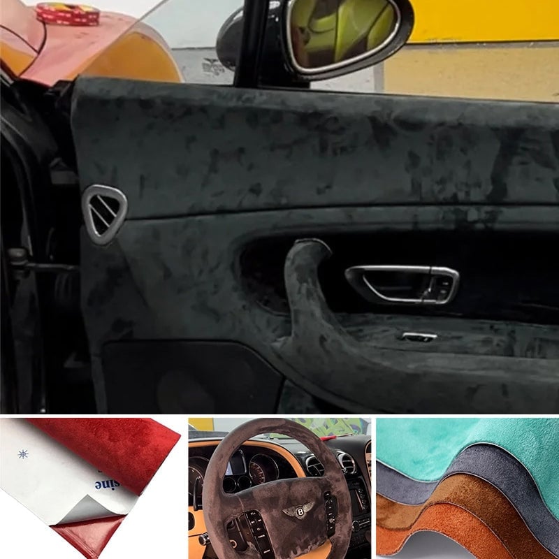 Selbstklebende Mikrofaser-Car-Wrapping-Folie