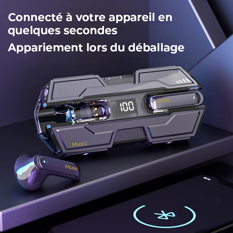 Casque sans fil semi-intra-auriculaire