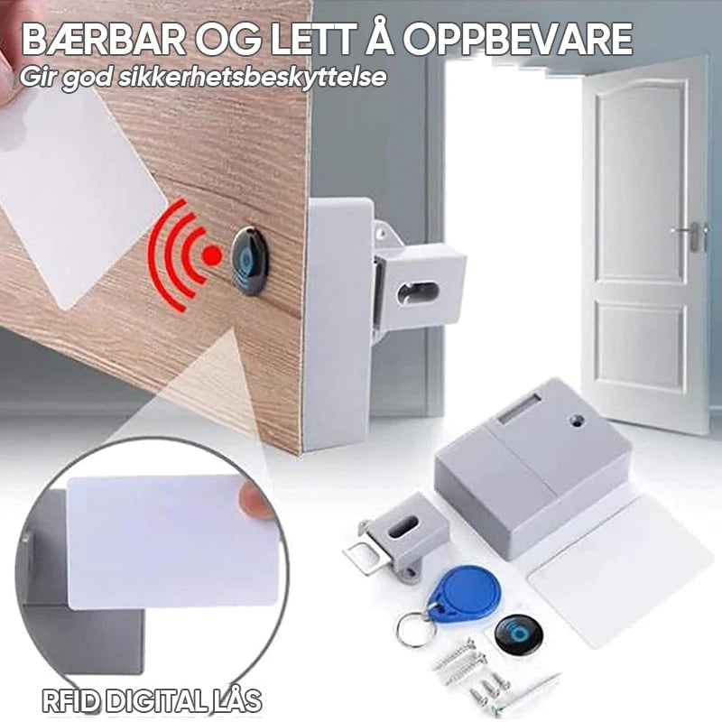 Elektronisk skaplås DIY for treskuffeskap