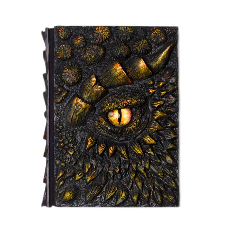 🐉Dragon Eye 3D Embossed Journal - Handmade Resin Engraved Notebook🐉